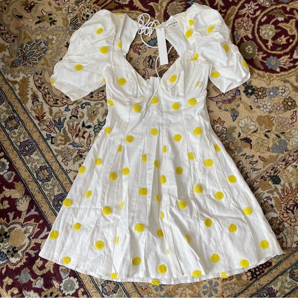 For Love and Lemons Polka Dot Dress - Picture 6 of 10